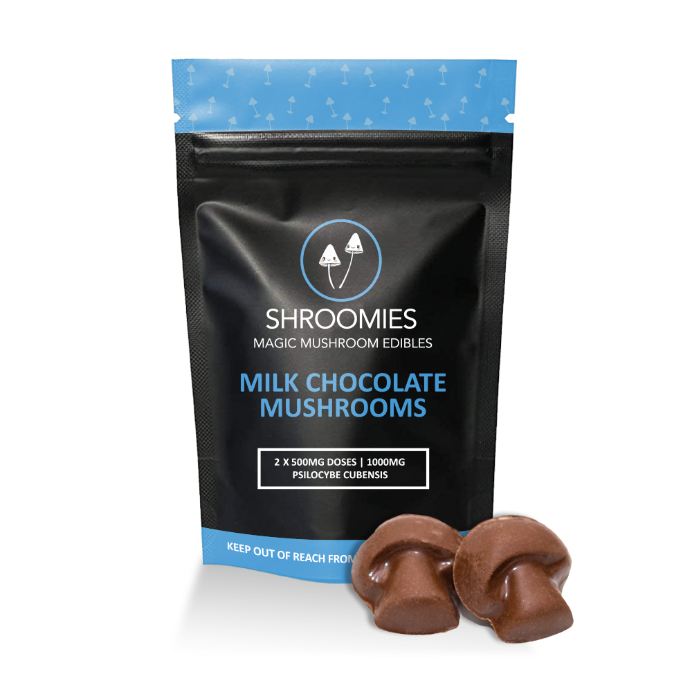 Buy Shroomies Milk Chocolate Mushrooms (1000mg) Daily Edibles