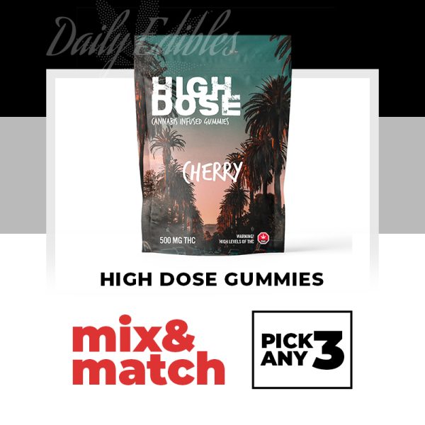 High Dose Gummies – Mix & Match – Pick Any 3