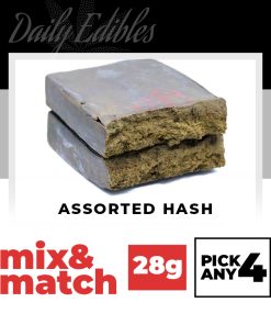 Assorted Hash (28gram) - Mix & Match - Pick Any 4
