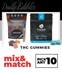 THC Gummies - Mix & Match - Pick Any 10