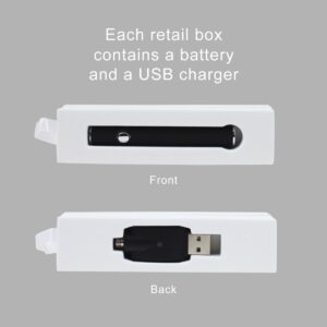 Lithium Battery 510 Threaded and USB Charger 2