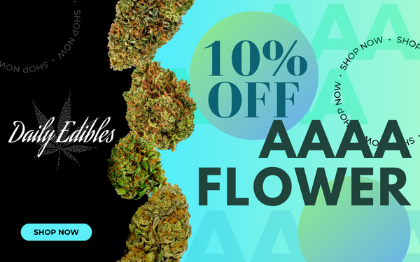 10% Off AAAA Flower Promo Banner Mobile