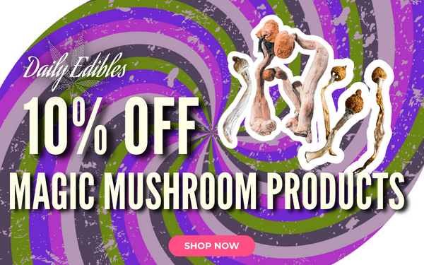 10% Off All Magic Mushroom Products Promo Banner Mobile