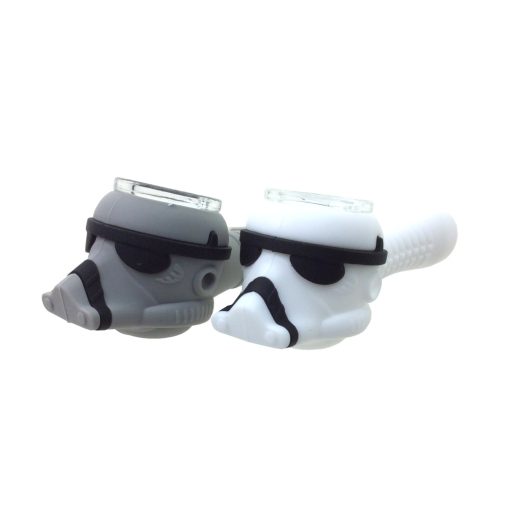 4 Inch Silicone Trooper Hand Pipe