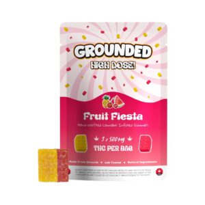 Grounded High Dose Bricks – Fruit Fiesta 1500mg Gummies