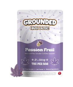 Grounded High Dose Leafs – Passion Fruit 1000mg Gummies