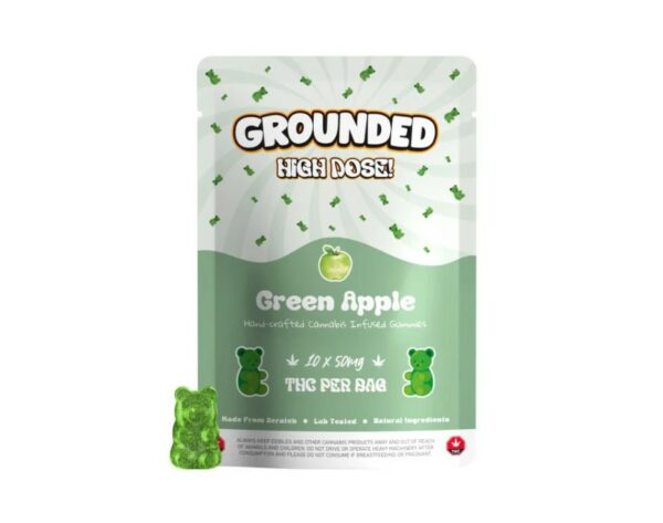 Grounded High Dose Bear Green Apple 500mg
