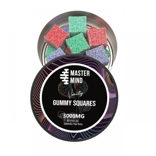 Mastermind Variety Gummy Squares (15x200mg) 3000mg