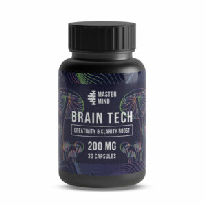 Mastermind – Brain Tech – Psilocybin Microdose Capsules (30 x 200mg)
