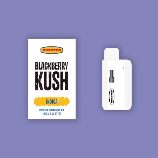 OneStop – 3g THC Disposable Vape - Blackberry Kush