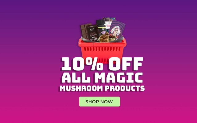 10% Magic Mushroom Produts Mobile Banner