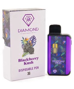 Diamond Concentrates – Blackberry Kush Disposable Pen 3G (INDICA)