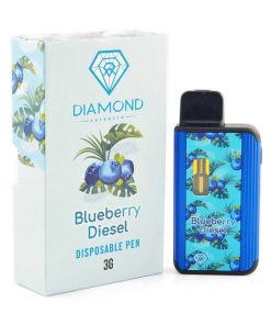 Diamond Concentrates – Blueberry Diesel Disposable Pen 3G (INDICA)