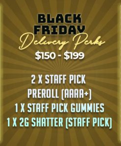 Black Friday Promotions Spend $150 - $199