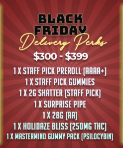 Black Friday Promotions Spend $300 - $399