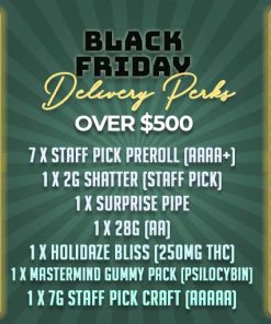 Black Friday Promotions Spend Over $500