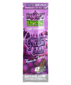 Juicy Jay Terp Hemp Wrap - Grape Soda (2 Pack)