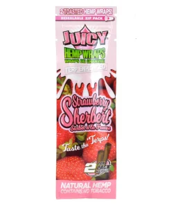 Juicy Jay Terp Hemp Wrap - Strawberry Sherbert (2 Pack)