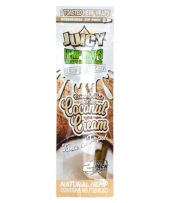 Juicy Jay Terp Hemp Wrap - Coconut Cream (2 Pack)