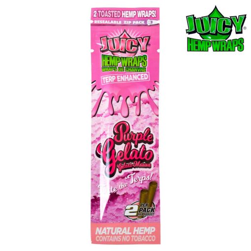 Juicy Hemp Wraps - Purple Gelato
