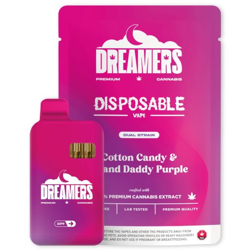 Dreamers – Dual Chamber Disposable THC Vape Pen (6G) - Image 3