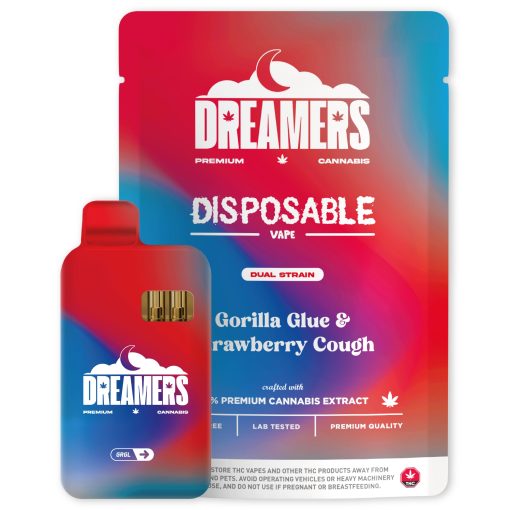 Dreamers – Dual Chamber Disposable THC Vape Pen (6G) - Image 4