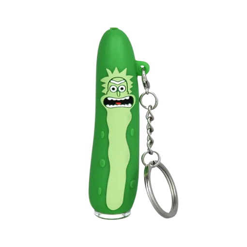 Pickle Rick Keychain Pipe