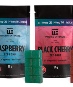 Twisted Extracts - Jelly Bomb 1:1 40mg THC / 40mg CBD (80mg)