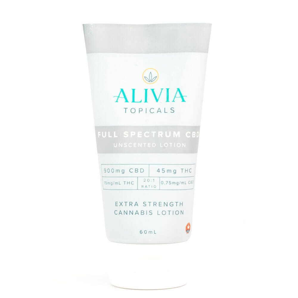 ALIVIA Full-Spectrum CBD Lotion – Unscented (2oz)