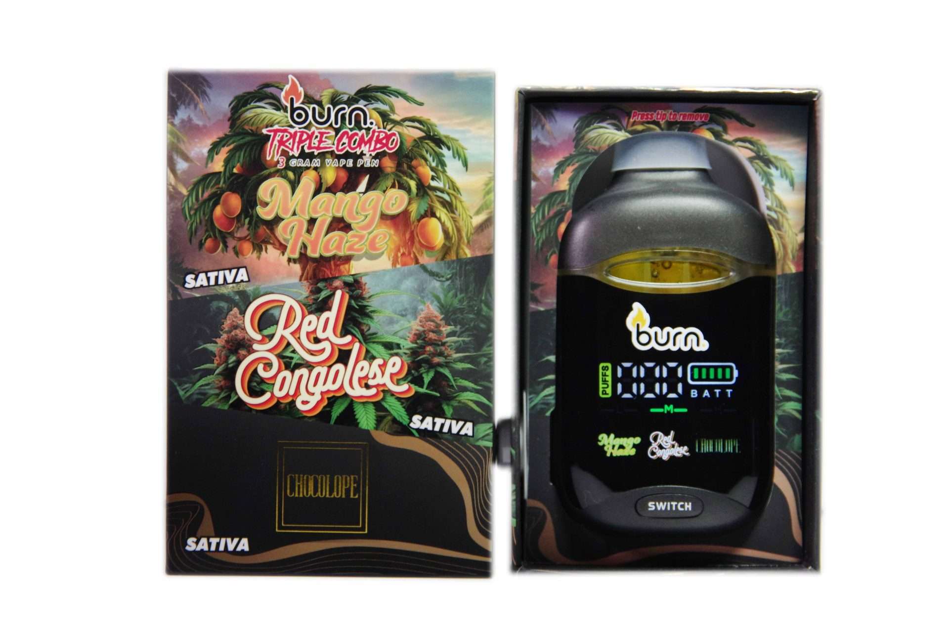 Burn Triple Threat THC Disposable Vapes – (3G) - Image 7