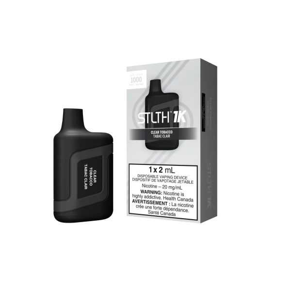 STLTH 1K DISPOSABLE - CLEAR TOBACCO (6PC/CTN)20MG