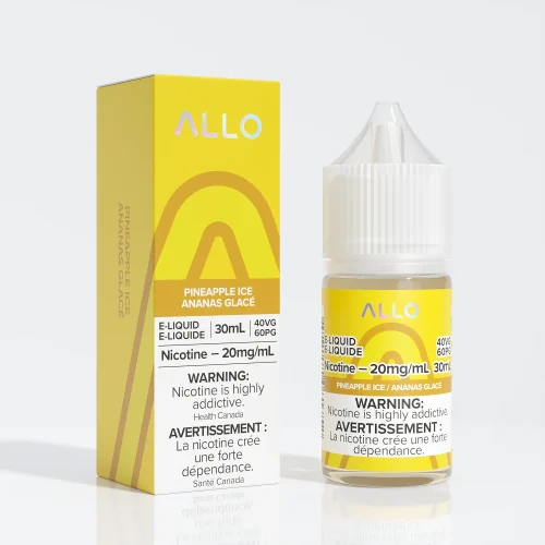 Allo E-Liquid - Pineapple Ice 20mg/30mL