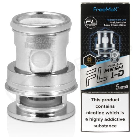 FREEMAX FIRELUKE SOLO MESH REPLACEMENT COILS (5 PACK)FL1-D 0.15OHM
