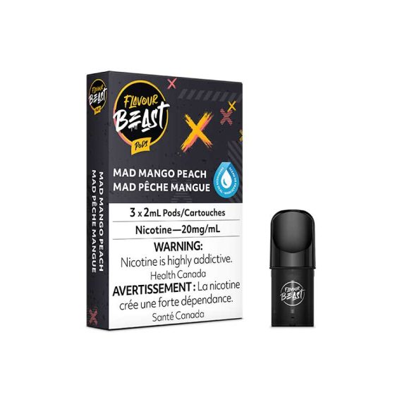 Flavour Beast Pod Pack - Mad Mango Peach 20MG