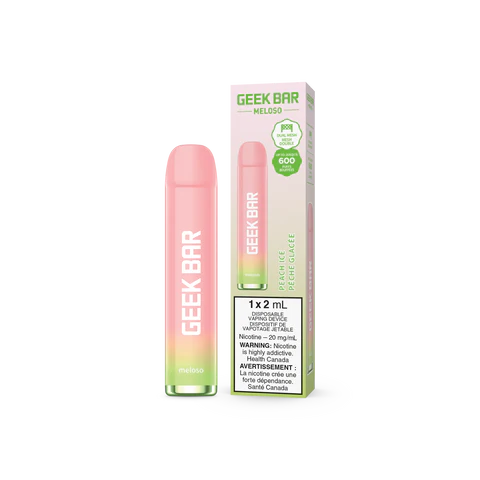 GEEK BAR MELOSO 2ML DISPOSABLE - PEACH ICE 20MG1