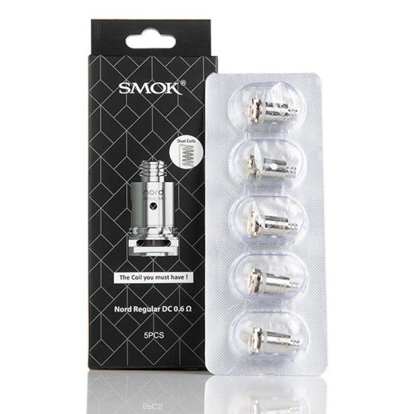 SMOK NORD REPLACEMENT COILS (5 PACK)0.6OHM DC