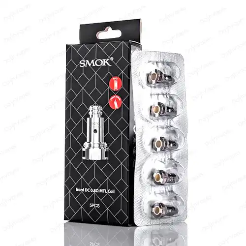 SMOK NORD REPLACEMENT COILS (5 PACK)0.8 DC MTL