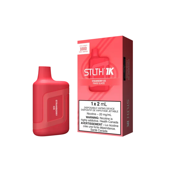 STLTH 1K DISPOSABLE - STRAWBERRY ICE (6PC/CTN)20MG