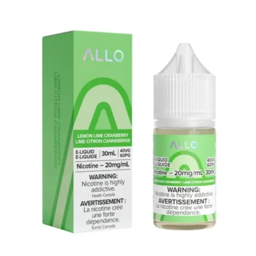 Allo E-Liquid - Lemon Lime Cranberry 20mg/30mL