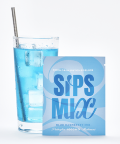 Euphoria Psychedelics – Blue Raspberry Sips 1000mg