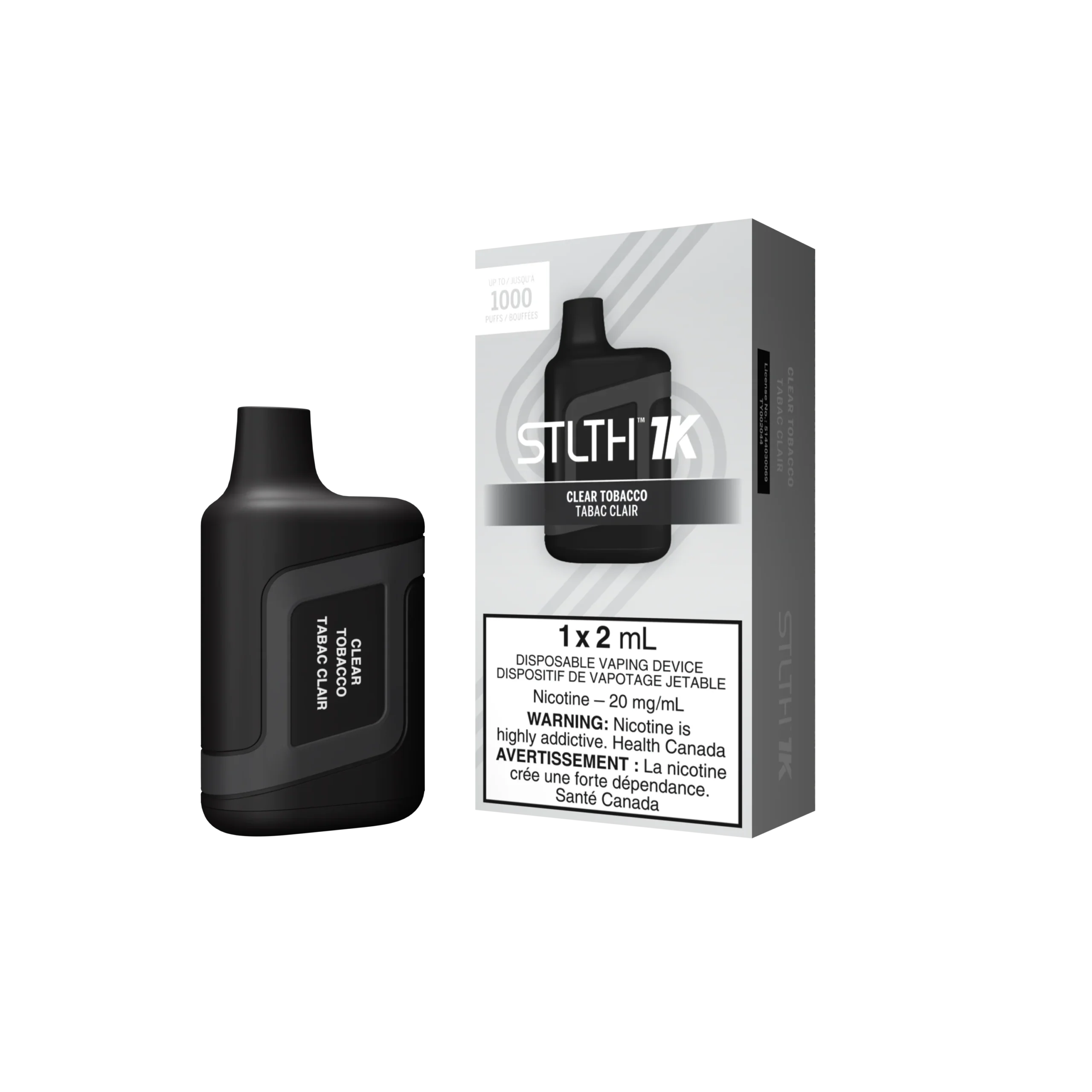 STLTH 1K DISPOSABLE - TOBACCO (6PC/CTN)20MG
