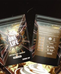 One Life Edibles – Cappuccino Gummy – (300mg CBD + 100mg Melatonin)