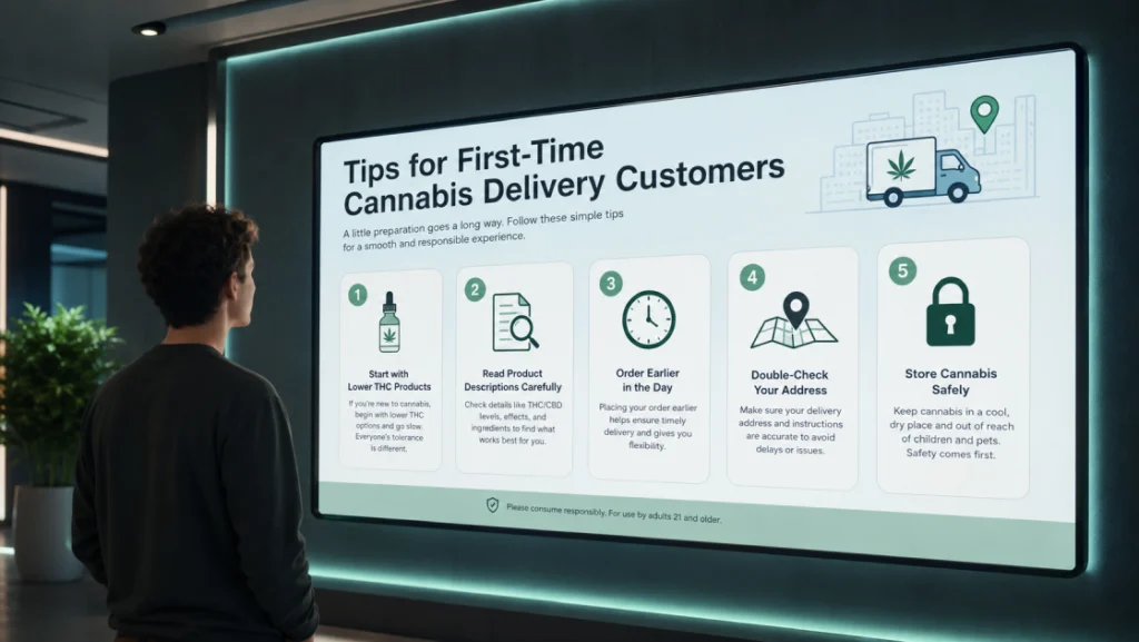 Tips for First-Time Cannabis Delivery Customers