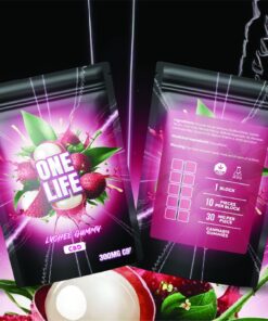 One Life Edibles - (300mg CBD) Lychee